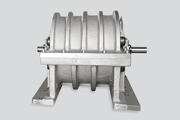 Flywheel at a test bench gearbox