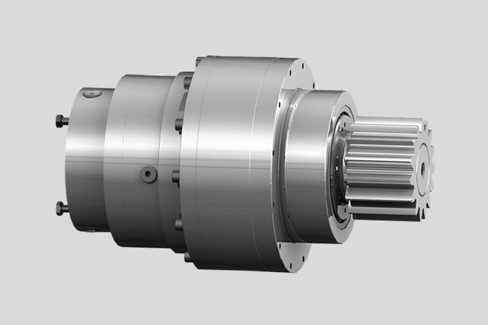 Low-backlash planetary gearbox, master-slave drive